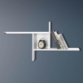 Wall shelf 50x100 cm white
