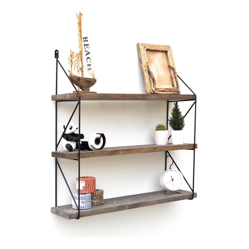 Wall shelf 60x55 cm spruce