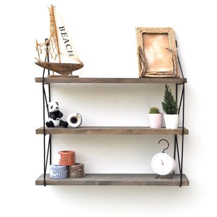 Wall shelf 60x55 cm spruce