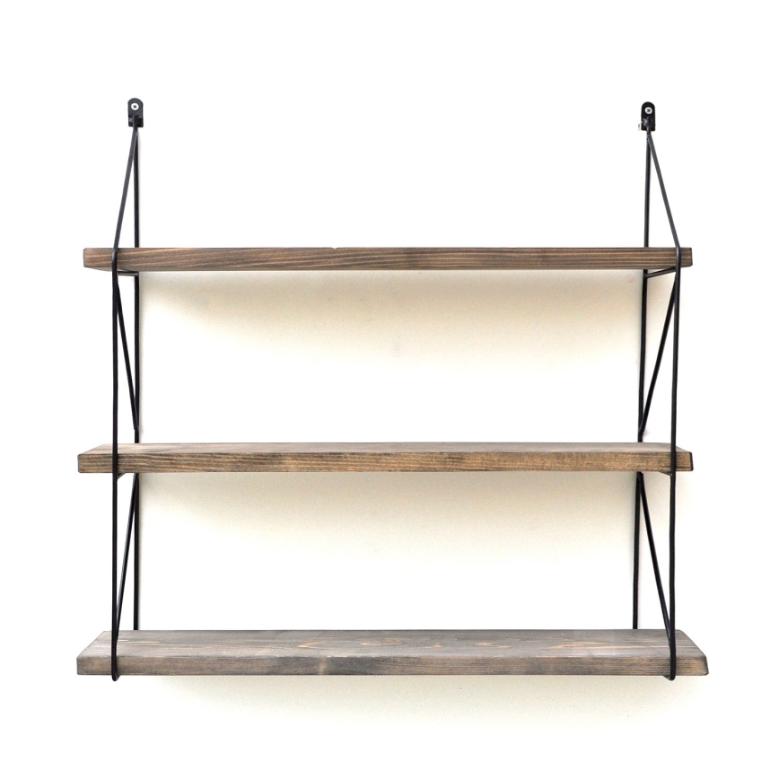 Wall shelf 60x55 cm spruce