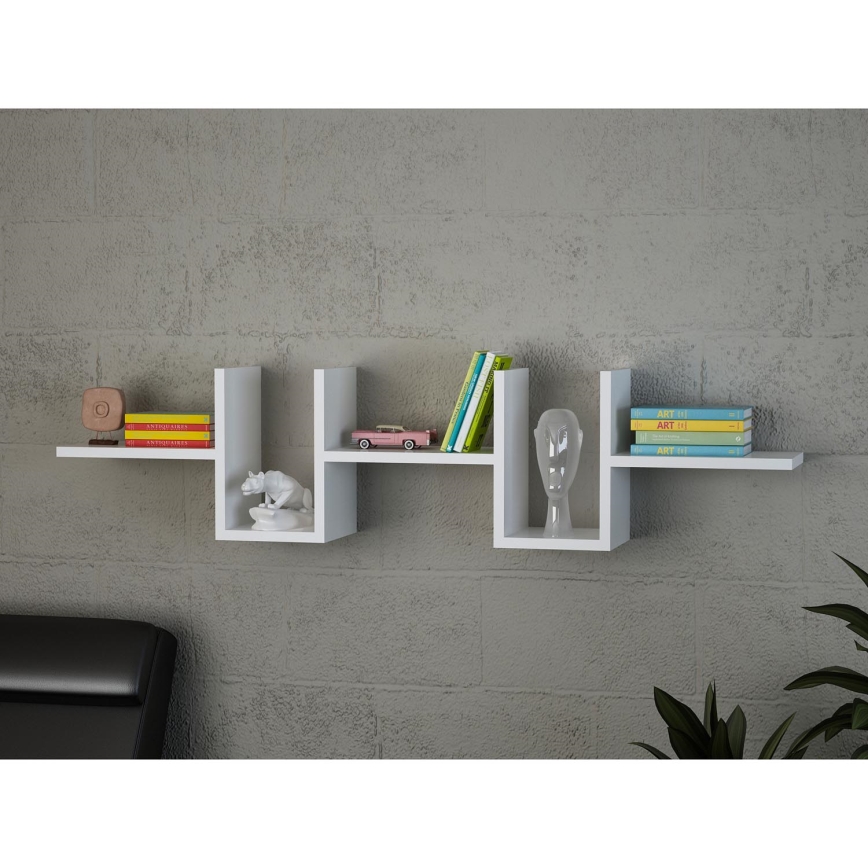 Wall shelf ALONZA 20x130 cm white