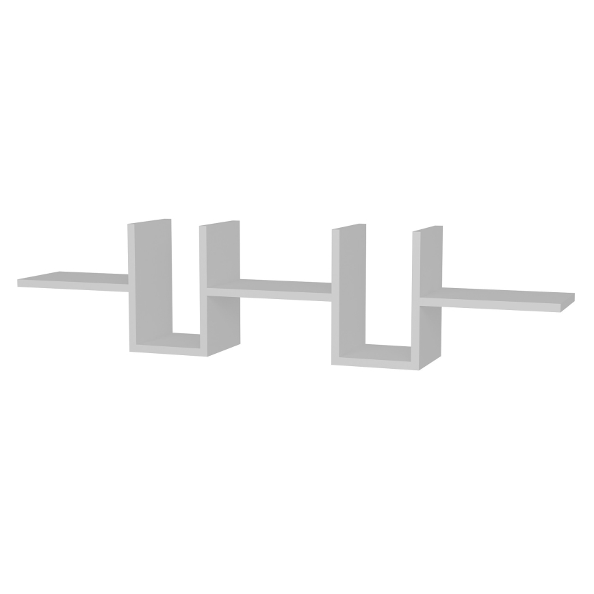 Wall shelf ALONZA 20x130 cm white
