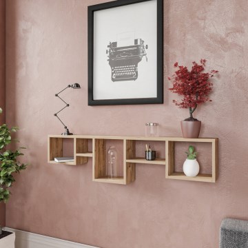 Wall shelf AMANOS 32x120 cm pine