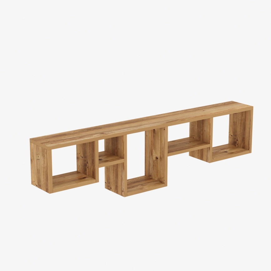 Wall shelf AMANOS 32x120 cm pine