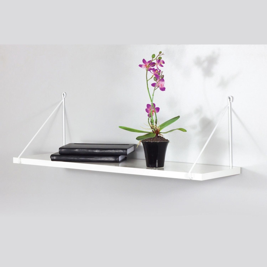Wall shelf ARMONI 20x72 cm white
