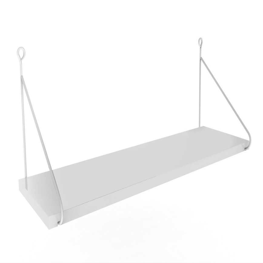 Wall shelf ARMONI 20x72 cm white