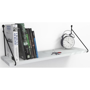 Wall shelf ARMONI 20x72 cm white