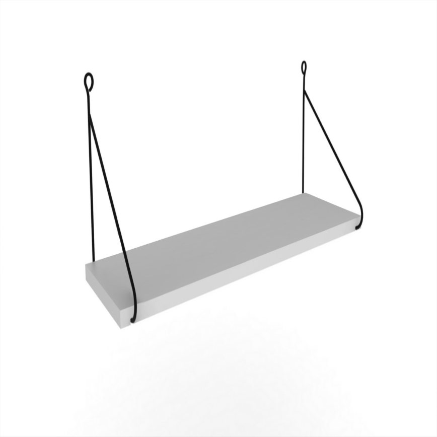 Wall shelf ARMONI 20x72 cm white