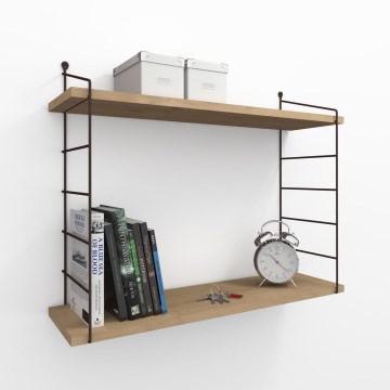Wall shelf ARMONI 58x72 cm beige/brown