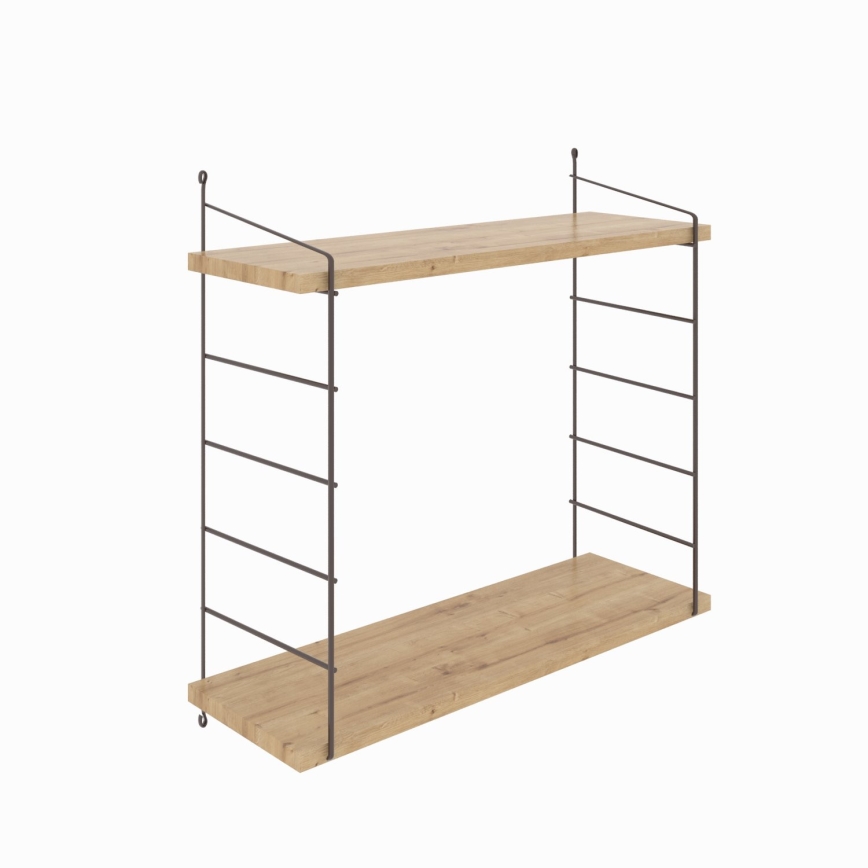 Wall shelf ARMONI 58x72 cm beige/brown