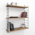 Wall shelf ARMONI 85x72 cm beige/brown