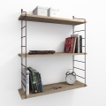 Wall shelf ARMONI 85x72 cm brown