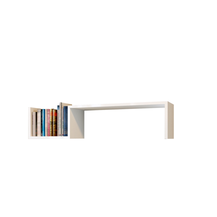 Wall shelf BIENCE 21,4x87,8 cm white