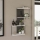 Wall shelf DESTAN 96x65 cm white/anthracite