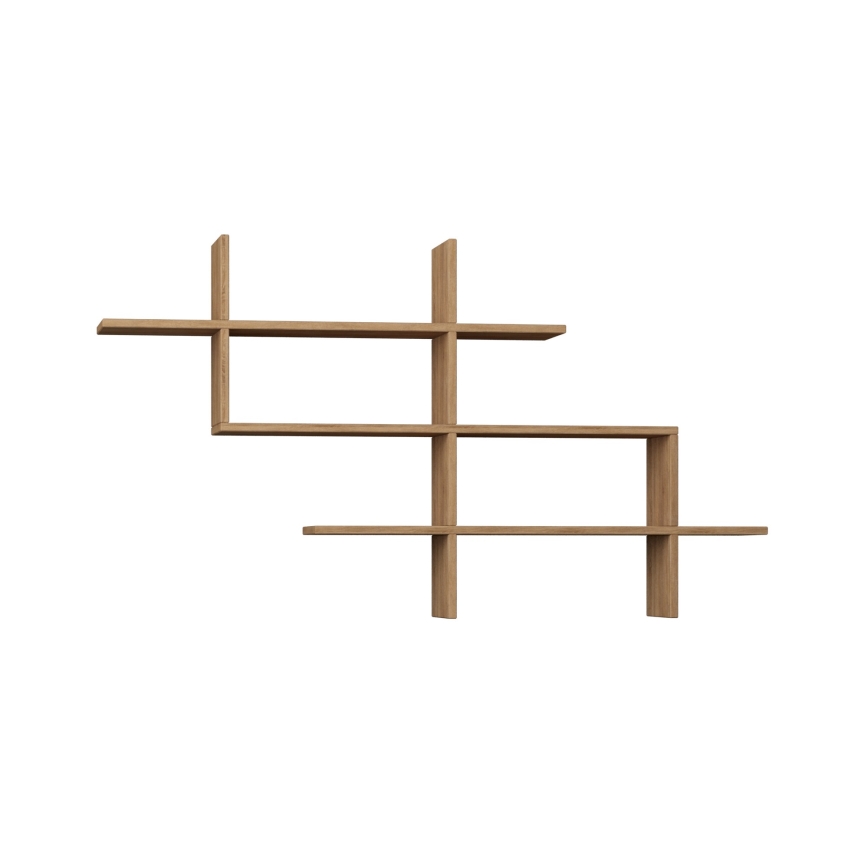 Wall shelf HALIC 82x150 cm oak