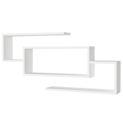 Wall shelf JANISON 48x103 cm white