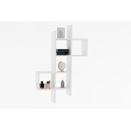Wall shelf KENO 125x78,6 cm white