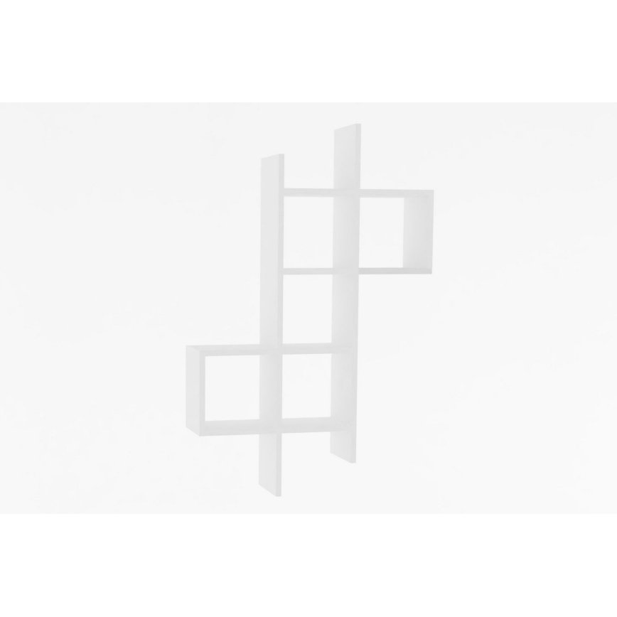 Wall shelf KENO 125x78,6 cm white