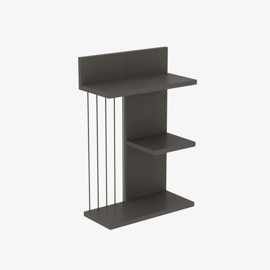 Wall shelf KINIK 60x40 cm anthracite