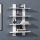Wall shelf LAUREL 90x60 cm white