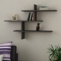 Wall shelf LEO 80,5x123 cm anthracite