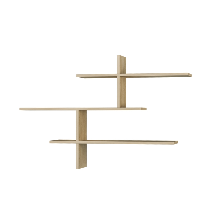 Wall shelf LEO 80,5x123 cm oak
