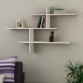 Wall shelf LEO 80,5x123 cm white