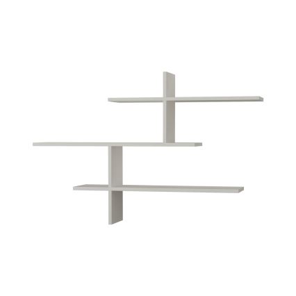 Wall shelf LEO 80,5x123 cm white