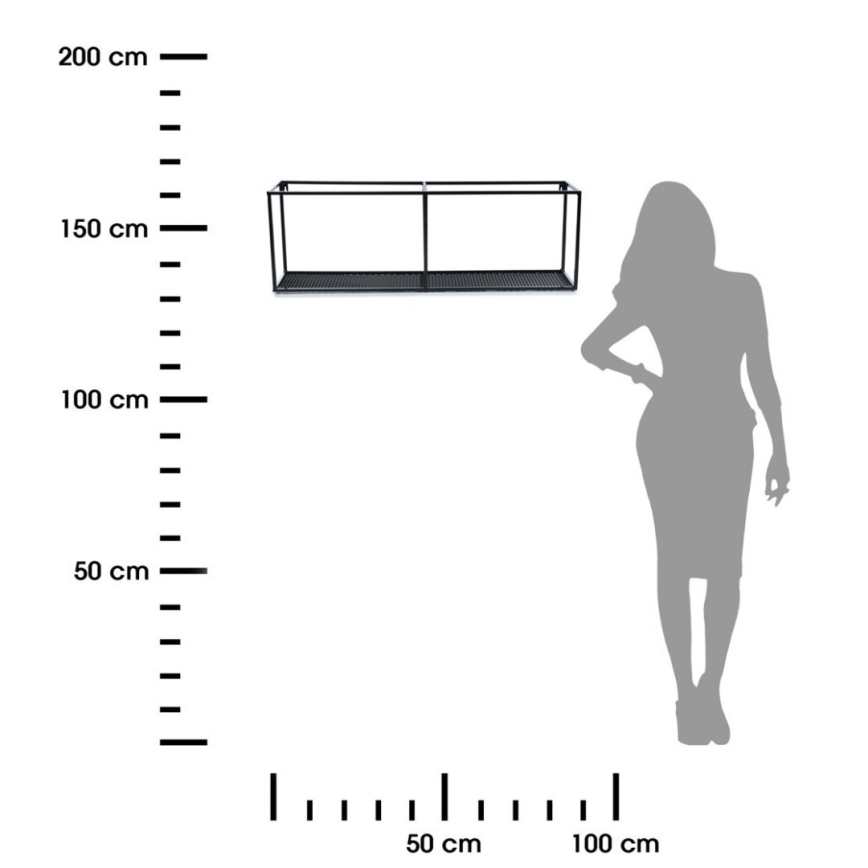 Wall shelf LOFT 30x90 cm