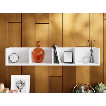 Wall shelf LOTIKO 17x95 cm white