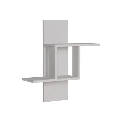 Wall shelf MILL 70x64 cm white
