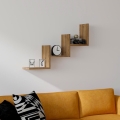 Wall shelf MIST 60x90 cm brown