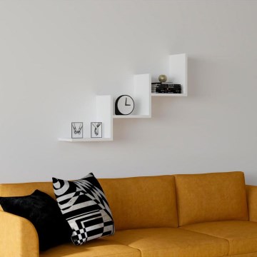 Wall shelf MIST 60x90 cm white