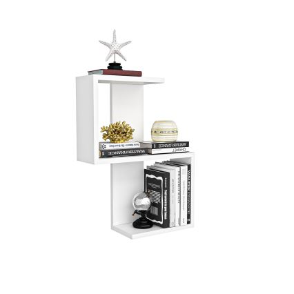Wall shelf OCTA 60x45 cm white