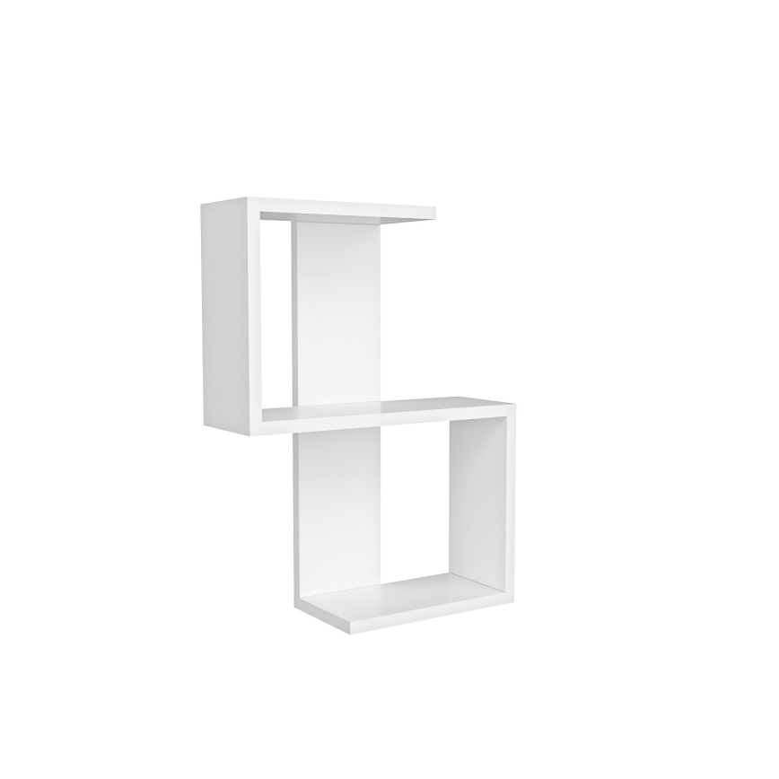 Wall shelf OCTA 60x45 cm white