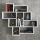 Wall shelf PAROLA 103,5x115,5 cm white