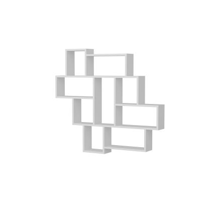 Wall shelf PAROLA 103,5x115,5 cm white