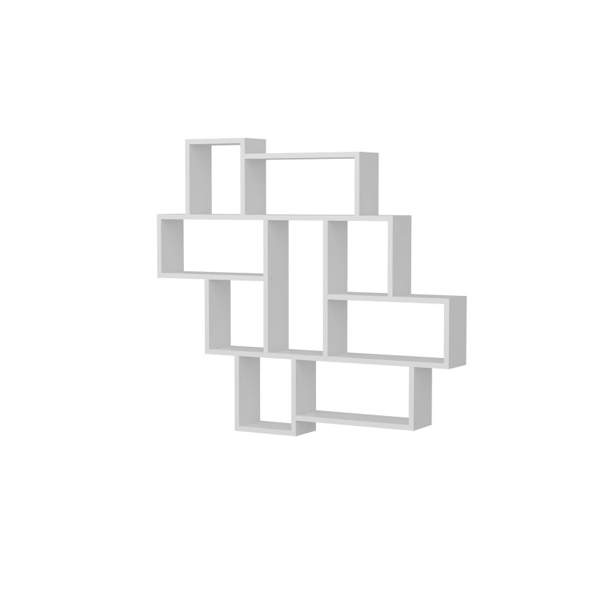 Wall shelf PAROLA 103,5x115,5 cm white