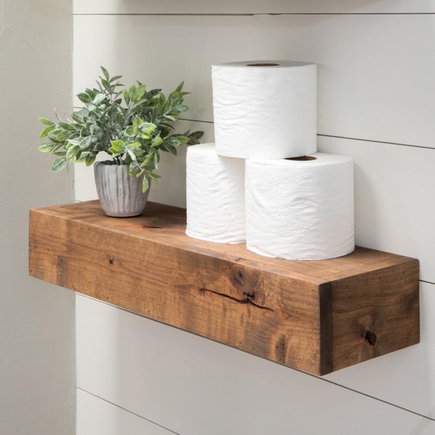Wall shelf RAF 9x60 cm spruce