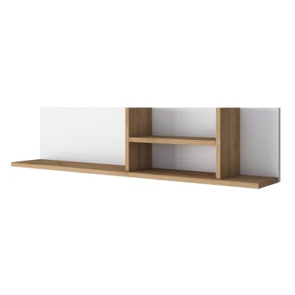 Wall shelf RANI 120x25 cm beige/white