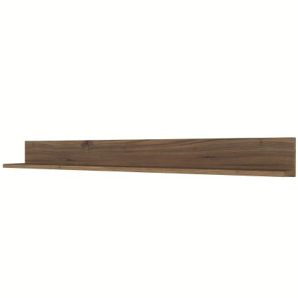 Wall shelf RANI 135,8x15 cm brown