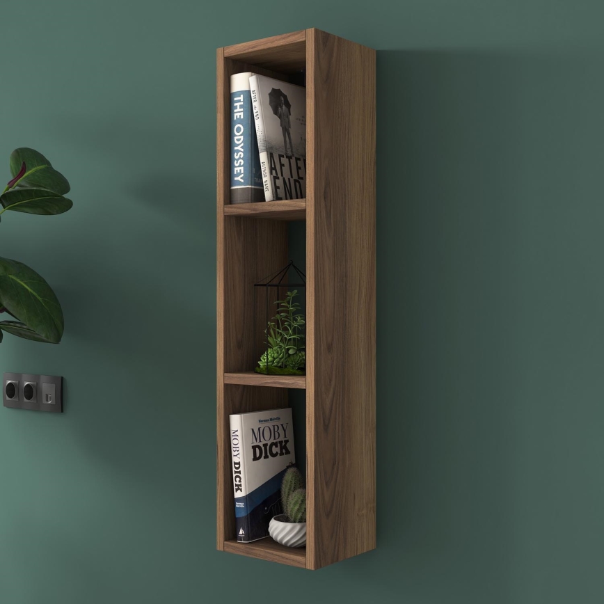 Wall shelf RANI 22,1x90 cm brown