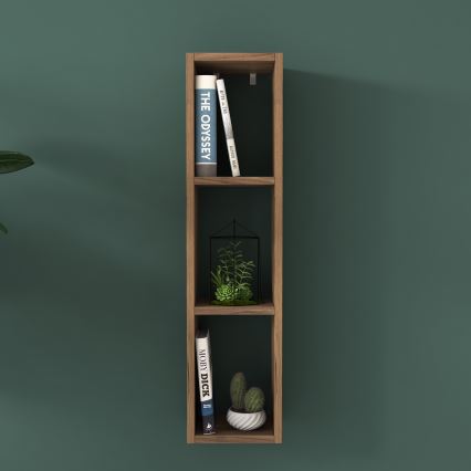 Wall shelf RANI 22,1x90 cm brown
