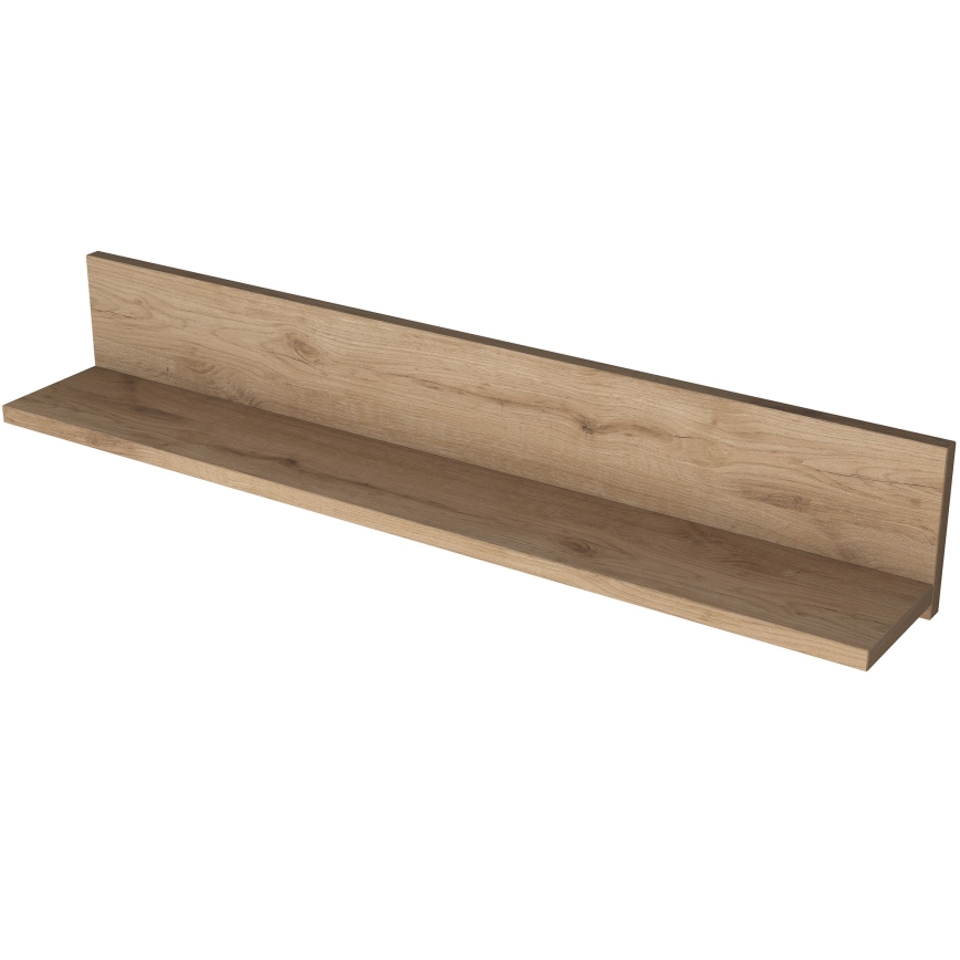 Wall shelf RANI 90x15 cm brown