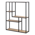 Wall shelf SARON oak/black