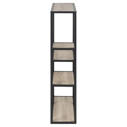 Wall shelf SARON oak sonoma/black