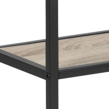 Wall shelf SARON oak sonoma/black