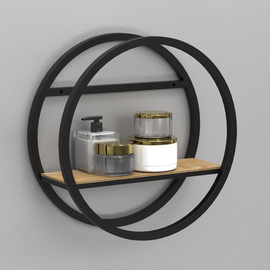 Wall shelf SHELF d. 39,5 cm oak