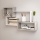 Wall shelf TRIO 54x87 cm grey/white