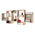 Wall shelf TRIO 65x161 cm oak sonoma